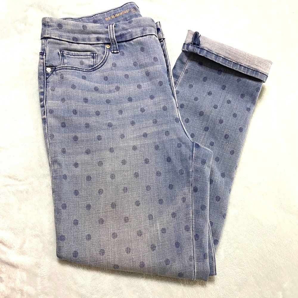 CHICOS So slimming girlfriend, slim leg, crop jeans
